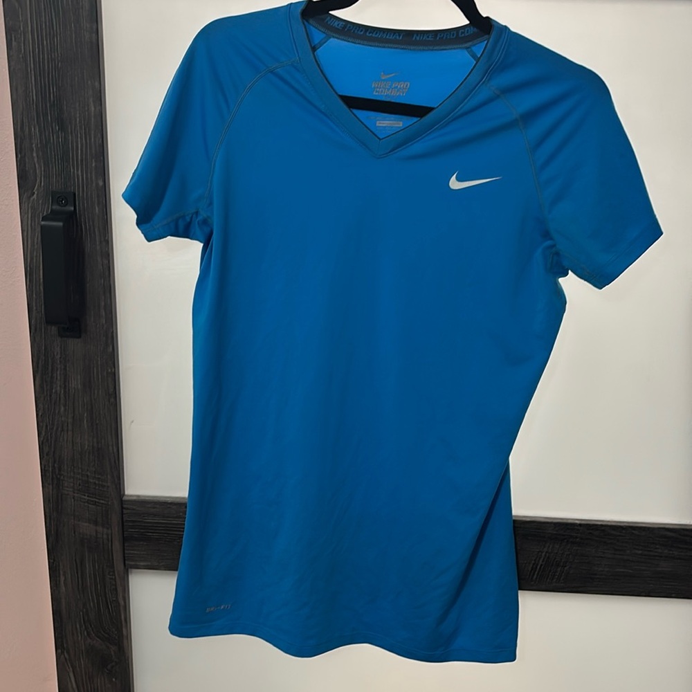 Nike dri-fit royal blue shirt